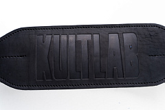 Kultlab Ремень кожаный узкий двухслойный