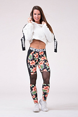 Nebbia 550 ALOHA BABE leggings, чёрный