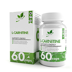 NaturalSupp L-Carnitine tartrate 550 мг, 60 капс
