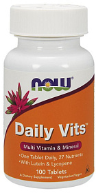 NOW Daily Vits Multi, 100 таб