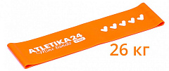 Atletika24 Mini Bands Pro Оранжевая петля 26 кг 30*7,5 см