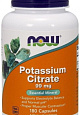 NOW Potassium Citrate, 180 капс