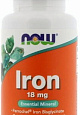 NOW Iron 18 мг, 120 капс