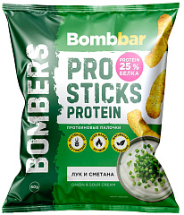 Bombbar Кукурузные палочки протеиновые Pro Sticks, 60 гр