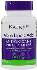 Natrol Alpha Lipoic Acid 300 мг, 50 капс