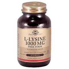 Solgar L-Lysine 1000 mg, 50 таб