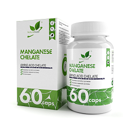 NaturalSupp Manganese Chelate, 60 капс