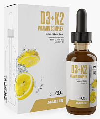 Maxler Vitamin D3 + K2 Vitamin Complex, 60 мл